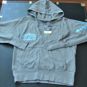 Orlando, FL U.S. Apparel Gray w/ Blue V-Neck Hoodie X-Large (NWT)
